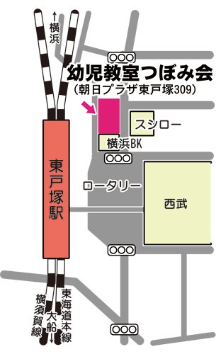 幼児教室つぼみ会地図